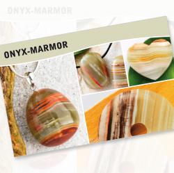 Onyx-Marmor Steine Karte