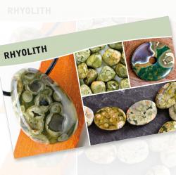 Rhyolith Steine Karte